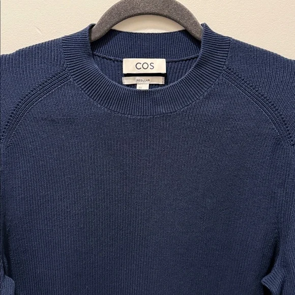 COS Navy Blue Crew Neck Sweater - Picture 5 of 9